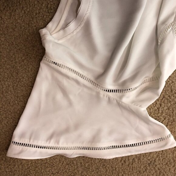 Shein MOTF White Blouse Size Large NEW - Picture 4 of 6